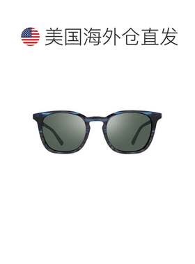 自营revo蓝色Watson RE1129醋酸纤维方形太阳镜-灰色 美国奥莱直