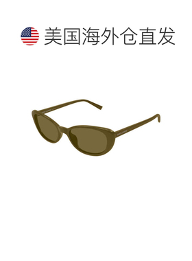 自营saint laurentSL 822 001闪亮黑色/灰色-闪亮固体甘草棕色 美