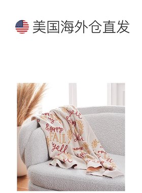 自营 safavieh快乐秋季投掷-橙色 美国奥莱直发