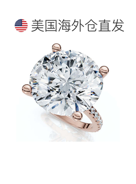 自营pompeii3Certified 10 1/3Ct Round Diamond Engagement Ring