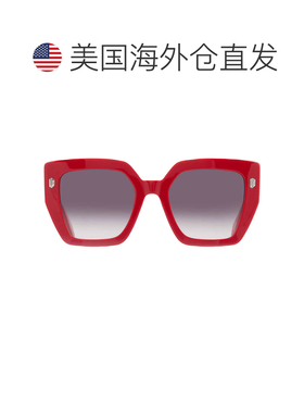 自营Just Cavalli Grey Square Ladies Sunglasses SJC021 02GH 5