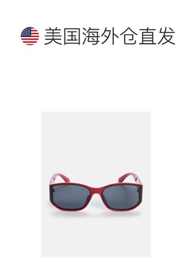 自营 guess窄方形太阳镜-红色 美国奥莱直发