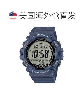 自营Casio Men’s Digital Sport Watch With Blue Strap - AE-15