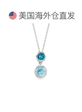 自营Ross-Simons London and Sky Blue Topaz Pendant Necklace i