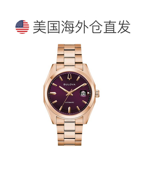 自营Bulova Men's Surveyor Maroon Dial Watch - maroon 美国奥