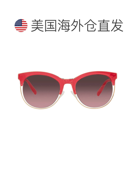 自营Guess Ladies Pink Square Sunglasses GG1159 75F - brown