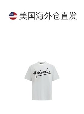 自营Amiri Cotton Men's T-Shirt - white 美国奥莱直发