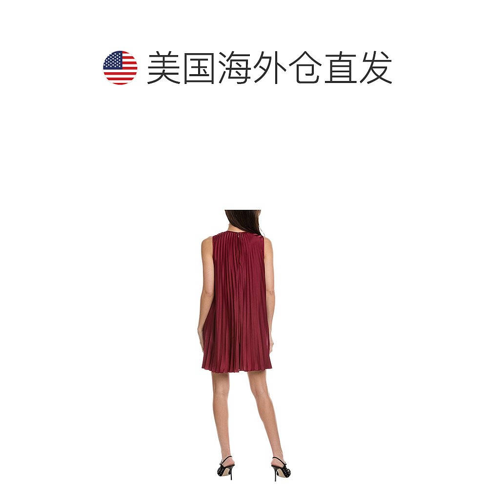 RED Valentino 无袖迷你连衣裙 - 红色 【美国奥莱】直发 - 图1