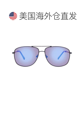 自营Timberland烟雾镜飞行员男士太阳镜TB7288 01C 63 - multi 美