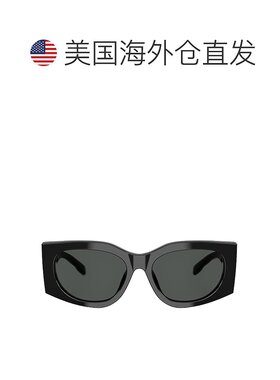 自营Tory Burch TY 7221U 170987 56mm女式矩形太阳镜-黑色 【美
