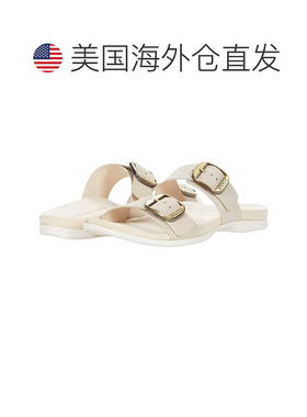 自营Men's Spenco Vista Sandals  Wide Beige Leather Open Toe