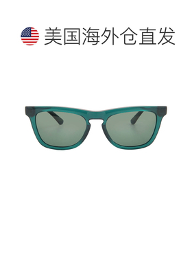 自营Calvin Klein Green Square Ladies Sunglasses CK23535S 300