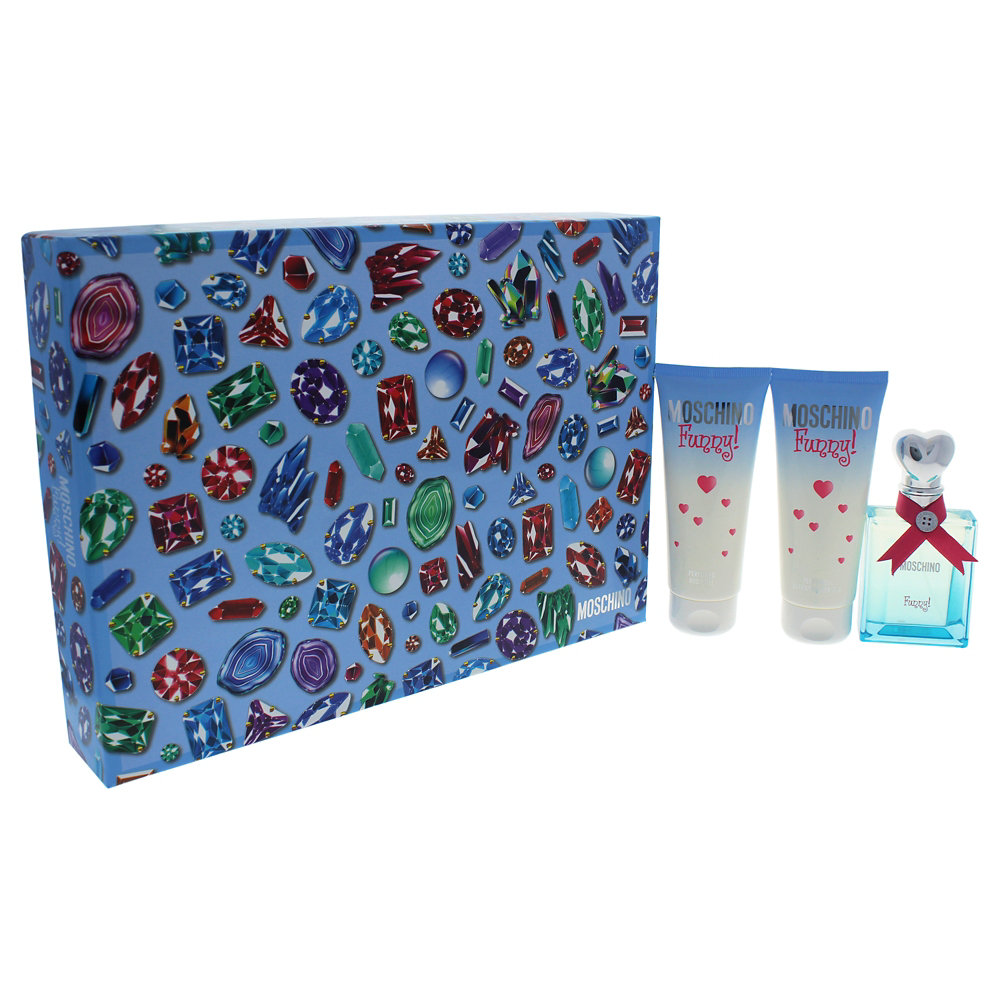 天猫国际美国直购美国直邮Moschino莫斯奇诺爱情趣欢乐派对女士香水礼盒套装3件套2