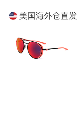 自营Under Armour Unisex Black Orange Fluo 55mm Sunglasses -