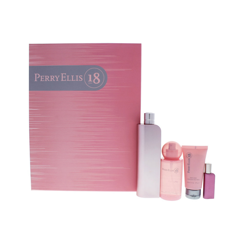 天猫国际美国直购美国直邮Perry Ellis派瑞艾磊仕18女士香水套装礼盒4件套持久留香0