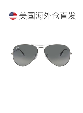 自营ray-banRay Ban飞行员渐变灰色男女通用太阳镜RB3025 004/71