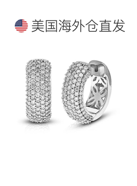 自营vir jewels2.50 cttw Lab Grown Diamond Hoops Earrings in