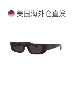 自营saint laurent圣罗兰太阳眼镜长方形全边框，粉色镜框和紫罗S