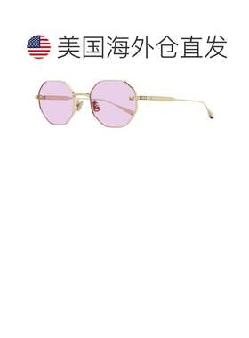 自营Valentino Women's Titanium V-Stud Sunglasses VLX-122 A G