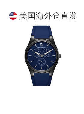 自营Kenneth Cole Men's Classic mm Quartz Watch - blue 美国奥