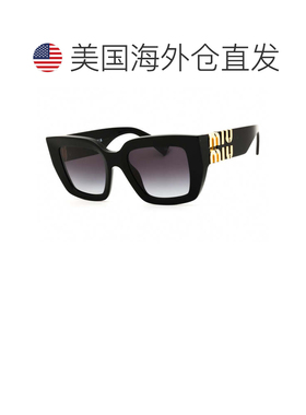 自营miu miuMUB05S 16K90A黑色/灰色渐变-黑色 美国奥莱直发