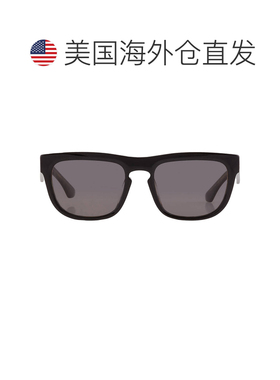 自营Burberry Polarized Dark Grey Square Men's Sunglasses BE4