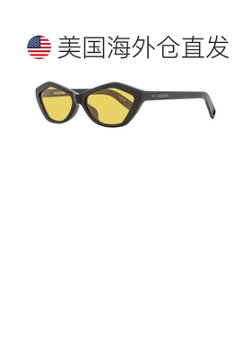 自营Jacquemus女士儿童钻石太阳镜JAC42S 006哑光黑色56mm-006 美