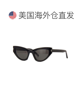 自营saint laurentSL215 GRACE 001 Black/Grey - black 美国奥莱