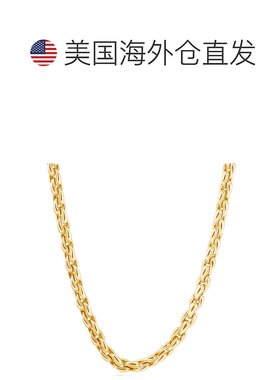 自营 pompeii3男士 14k 金（83 克）或铂金（156 克）7 毫米链式