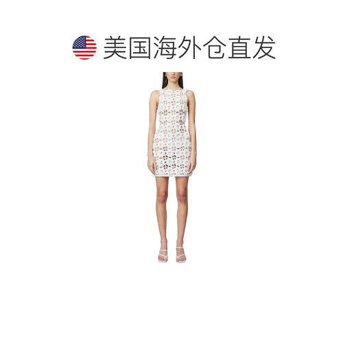 自营ELLIATT Elise Mini Dress - white 美国奥莱直发连衣裙 - 图1