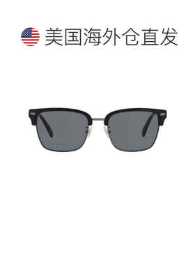 自营Coach Dark Grey Square Men's Sunglasses HC8412 500287 56