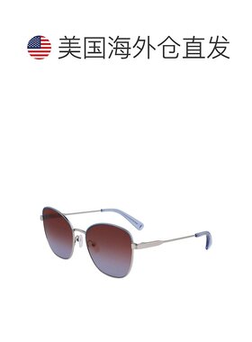 自营 Longchamp Women's 57 mm Silver Opticals - silver 美国奥