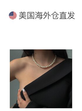 joey babyPete 淡水珍珠项链 - 金色 【美国奥莱】直发锁骨链