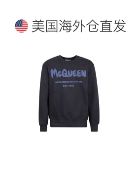 自营Alexander McQueen Cotton Men's Sweatshirt - blue 美国奥