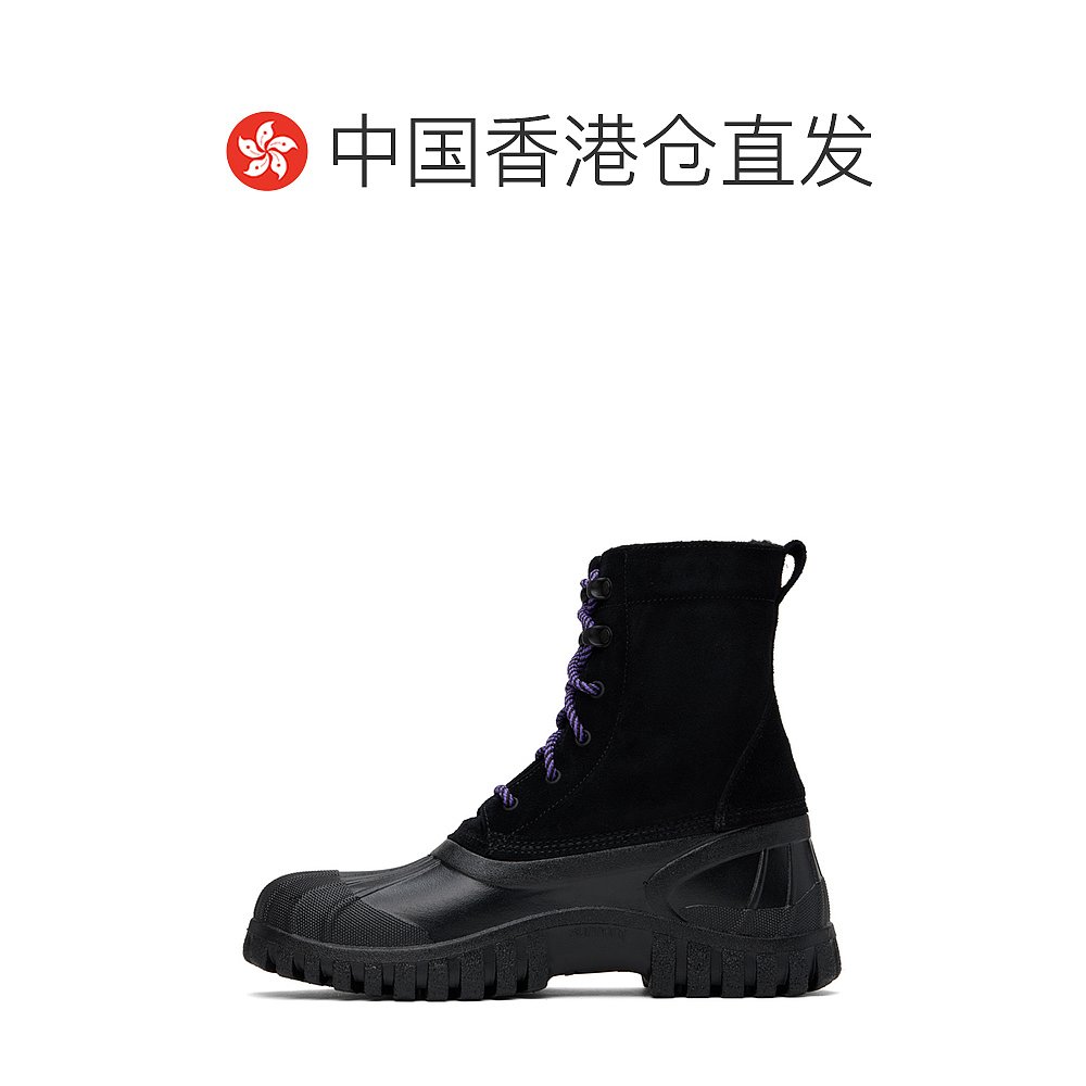 1h可退 香港直邮潮奢 Diemme 男士 黑色 Anatra 踝靴 DI24FWANMX0 - 图1