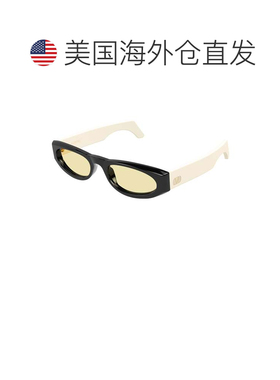 自营valentino黑色奶油色Vg0007s光泽猫眼太阳镜-中性色 美国奥莱