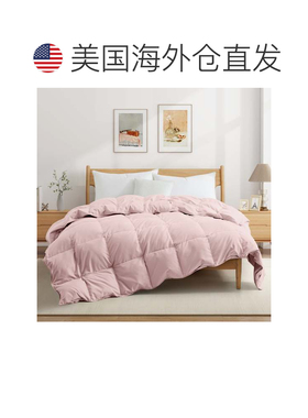 自营puredown轻盈的白色鹅绒纤维围巾-粉红色 美国奥莱直发
