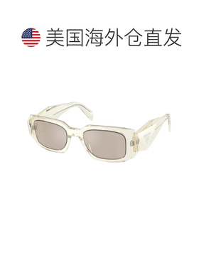 自营Prada  PR 17WS 19X30N 49mm Womens Rectangle Sunglasses -