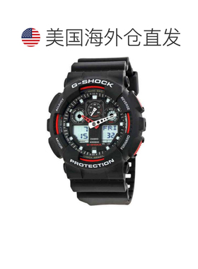 自营Casio Men's Classic Black Round 48mm - black 美国奥莱直