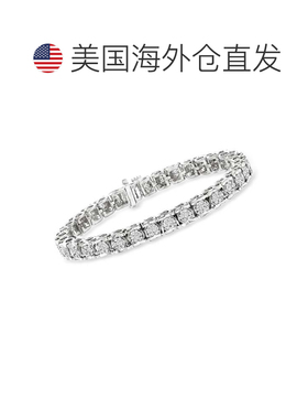 自营925 纯银 Ross-Simons 钻石网球手链 - 8 英寸 美国奥莱直发