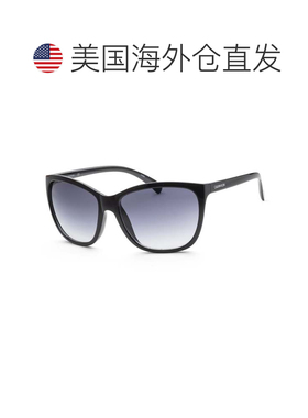 自营Calvin Klein Women's 60mm Black Sunglasses - black 美国