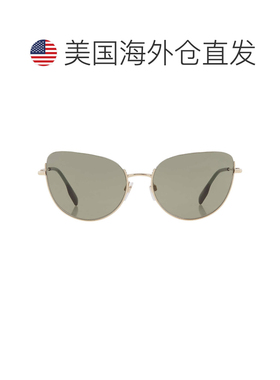 自营Burberry Harper Green Cat Eye Ladies Sunglasses BE3144 1