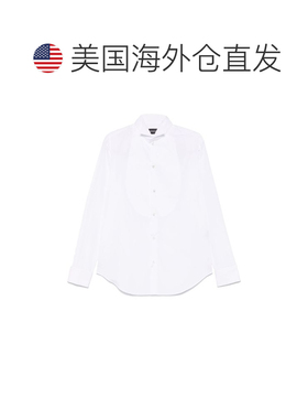 自营Emporio Armani Men's Shirts - white 美国奥莱直发