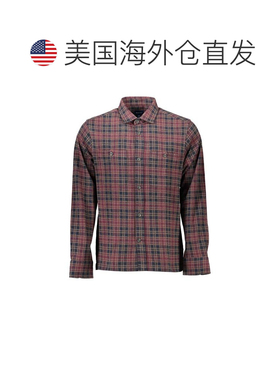 自营Gant Cotton Mens Men's Shirt - brown 美国奥莱直发