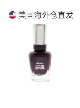 美国直邮Sally Hansen莎莉汉森沙龙级指甲油-441轻拍黑色女正品