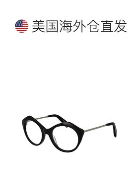 自营yohji yamamoto山本耀司女士光学女式镜架-黑色 美国奥莱直发
