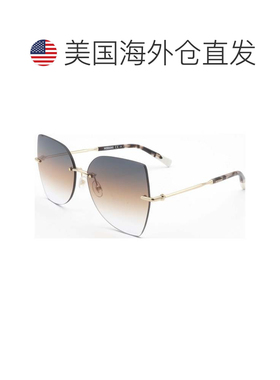 自营Missoni女式60mm金色太阳镜-金色配饰 美国直发奥莱