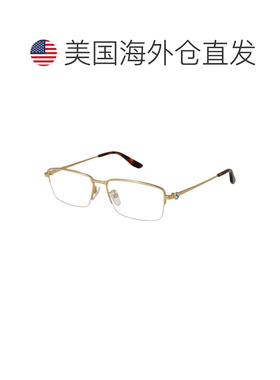 自营BMW Metal Glasses Men's (Frames) - gold 美国奥莱直发