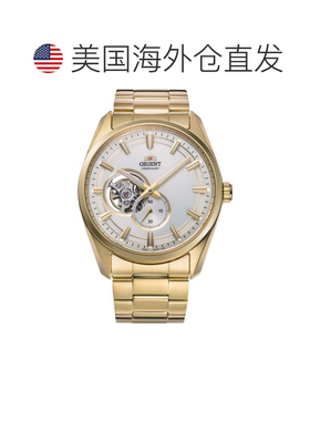 自营Orient Men's Contemporary Small Seconds Semi Skeleton 40