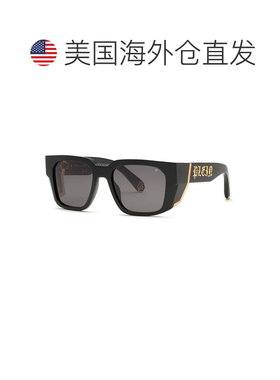 自营philipp pleinSPP130M 0700闪亮黑色/深灰色-闪亮黑色 美国奥